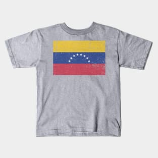 Bandera de Venezuela - Venezuelan Flag - vintage design Kids T-Shirt